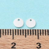 Rundt Vedhæng, Sterling Sølv 925, 4mm, 5 Stk. - Uniq Perler - 2738373