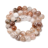 Rutileret Kvarts – Sort Guld Rutileret, Runde (10mm) - Uniq Perler - 