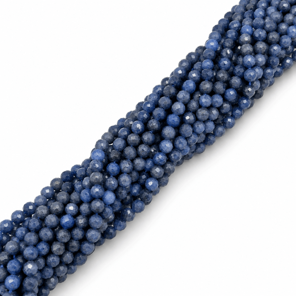 Safir Perler – Facetterede, Runde (3,5mm) - Uniq Perler - 125935