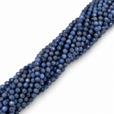 Safir Perler – Facetterede, Runde (3,5mm) - Uniq Perler - 125935