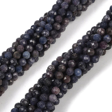 Safir Perler – Facetterede, Runde (3,5mm) - Uniq Perler - 125935