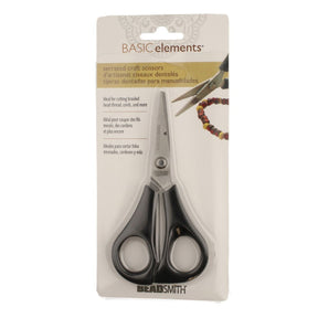 Scissors for bead thread and cord – with notch for wire (up to 0.81 mm) - Uniq Perler - 