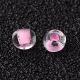 Seed Beads 12/0 – Fuchsia, Farvet Kerne (2mm) 450 g - Uniq Perler - 126437