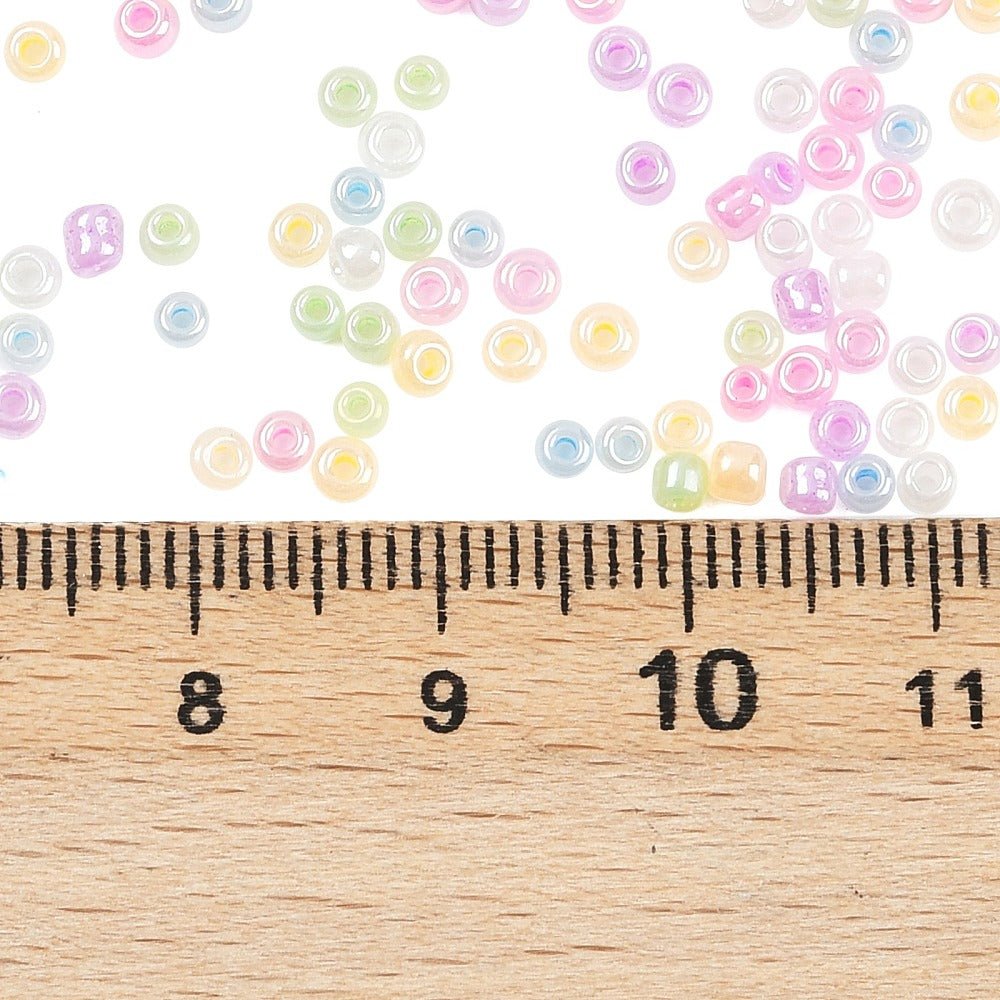 Seed Beads – Ceylon, Farve Mix, Runde (12/0, 2mm) - Uniq Perler - 126421