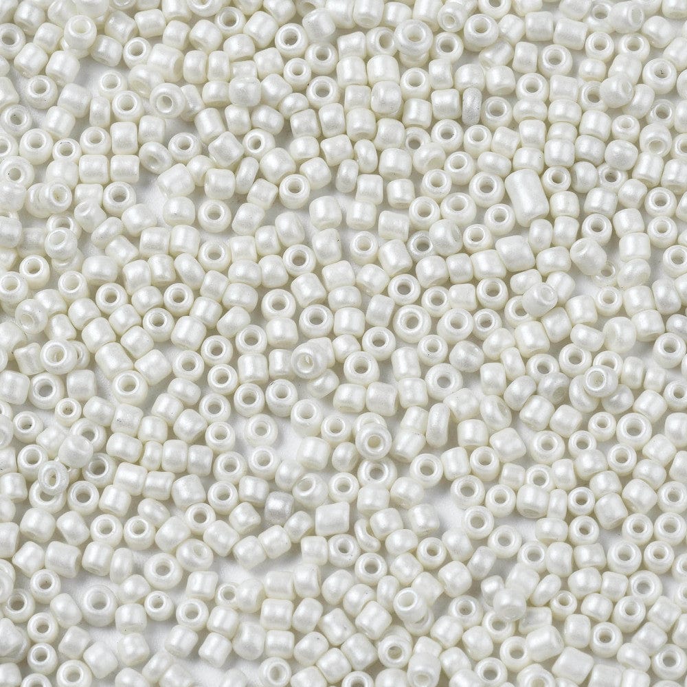 Seed Beads – Creme, Runde (2 - 2,5mm) 450g - Uniq Perler - 91004