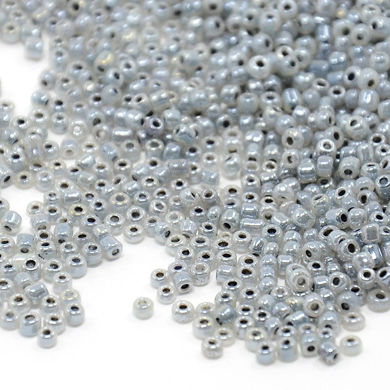 Seed Beads – Grå, Rund (2mm, 450g) - Uniq Perler - 0000014689