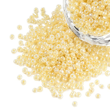 Seed Beads, Gul, 2mm, 12/0 - Uniq Perler - 0000014587