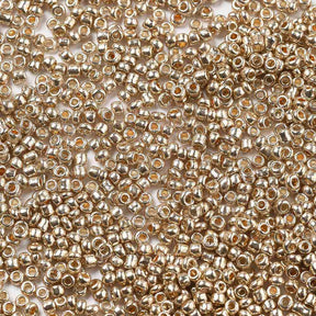 Seed Beads – Gull, Runde (2mm) 450g - Uniq Perler - 1111489812