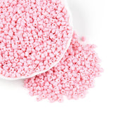 Seed Beads Hjerteform – Pink (3,5x4,5mm) 20g - Uniq Perler - 115747
