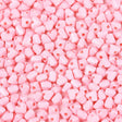 Seed Beads Hjerteform – Pink (3,5x4,5mm) 20g - Uniq Perler - 115747