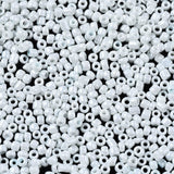 Seed Beads – Hvid, Rund (2 - 2,5mm, 450g) - Uniq Perler - 0000014663