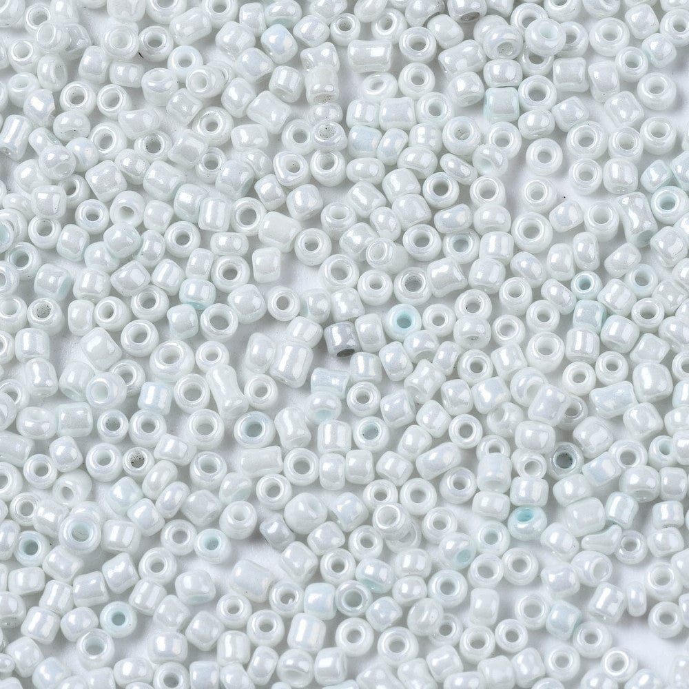 Seed Beads – Hvid, Rund (2 - 2,5mm, 450g) - Uniq Perler - 0000014663