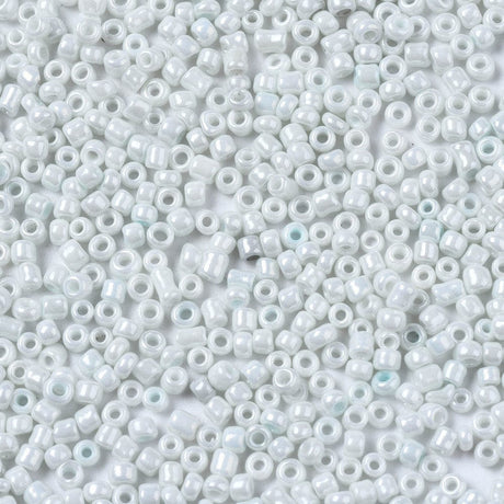 Seed Beads – Hvid, Rund (2 - 2,5mm, 450g) - Uniq Perler - 0000014663