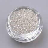 Seed Beads - Klar/Silver (2x1,5mm) 20g - Uniq Perler - 114610