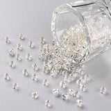 Seed Beads - Klar/Silver (3x1mm) 20g - Uniq Perler - 115326