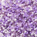 Seed Beads, Lilla Mix Farver, 2 - 3mm - Uniq Perler - 111797
