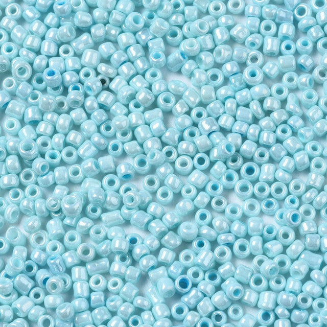 Seed Beads – Lys Blå, Rund (2 - 2,5mm, 450g) - Uniq Perler - 0000014660
