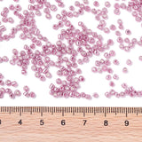 Seed Beads - Metallic Farve, Rund, rosa (2mm, 20g) - Uniq Perler - 
