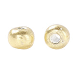 Seed Beads, Metallic Guld, 3mm - Uniq Perler - 113298