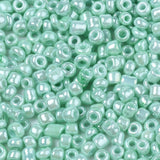 Seed Beads – Mint Grøn, Rund (2 - 2,5mm, 450g) - Uniq Perler - 0000014669