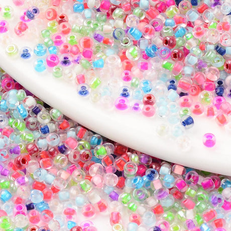 Seed Beads – Mix Farver (3–3.5mm) 20g - Uniq Perler - 579862