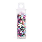 Seed Beads – Mix Farver Og Størrelser (1 - 7mm) 7 Glas - Uniq Perler - 115057
