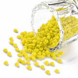 Seed Beads – Opaque, Gul, Runde (12/0, 2mm) 450 g - Uniq Perler - 126422