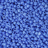 Seed Beads – Opaque Kornblomstblå, Runde (12/0, 2mm) Ca. 450gr - Uniq Perler - 126426