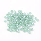 Seed Beads – Perlemors Grøn, Rund (2mm, Hul: 1mm) 450g - Uniq Perler - 0000014691