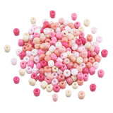 Seed Beads, Pink Mix, 4 - 4,5mm, (Ca. 2400 Stk Perler.) - Uniq Perler - 115143