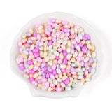 Seed Beads – Rice, Mix Farver (4x7mm) 50g - Uniq Perler - 115331