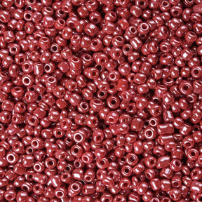 Seed Beads – Red/Brown, Round (2mm, 450g) - Uniq Perler - 0000014682