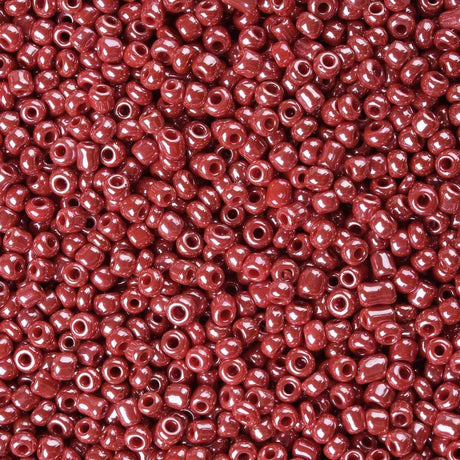 Seed Beads – Rød/Brun, Rund (2mm, 450g) - Uniq Perler - 0000014682
