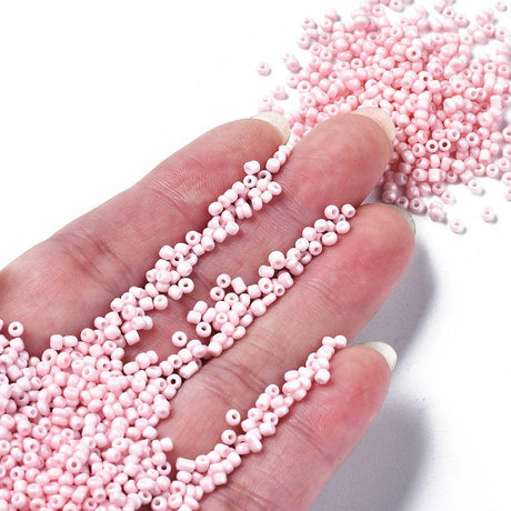 Seed Beads – Rosa, Rund (2 - 2,5mm, 450g) - Uniq Perler - 0000014668