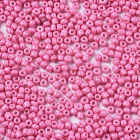 Seed Beads – Rosa, Runde (2 - 2,5mm) 450g - Uniq Perler - 0000014657