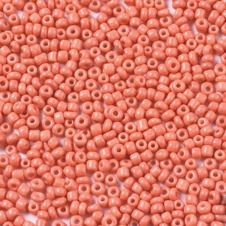 Seed Beads – Sart Orange, Rund (2 - 2,5mm, 20g) - Uniq Perler - 