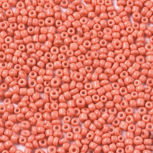 Seed Beads – Sart Orange, Rund (2 - 2,5mm, 20g) - Uniq Perler - 