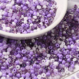 seed beads Sead Beads, Lilla mix farver, str. 2-3 mm