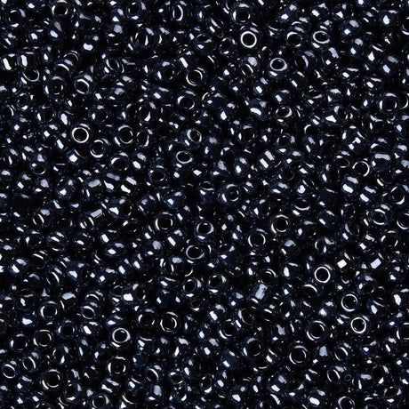 Seed Beads – Sort, Rund (2mm, 450g) - Uniq Perler - 0000014684