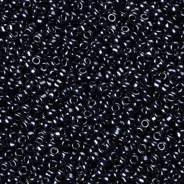 Seed Beads – Sort, Rund (2mm, 450g) - Uniq Perler - 0000014684