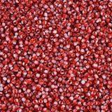 Seed Beads, To - Farvet Rød/Hvid,(2mm,)12/0 - Uniq Perler - 0000014583