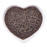 Seed Beads – Transparent Brun, Runde (2mm), 11200 stk. - Uniq Perler - 126378