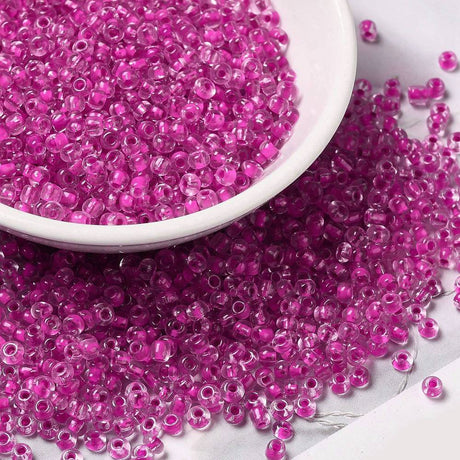 Seed Beads – Violet, Rund (1,5 - 2mm, 450g) - Uniq Perler - 0000014673