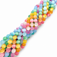 Selenit – Farve Mix, Runde (10mm) - Uniq Perler - 111975