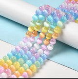 Selenit – Farve Mix, Runde (10mm) - Uniq Perler - 111975