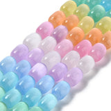 Selenit – Farve Mix, Tøndeformet (8x12mm) - Uniq Perler - 112475