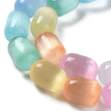 Selenit – Farve Mix, Tøndeformet (8x12mm) - Uniq Perler - 112475