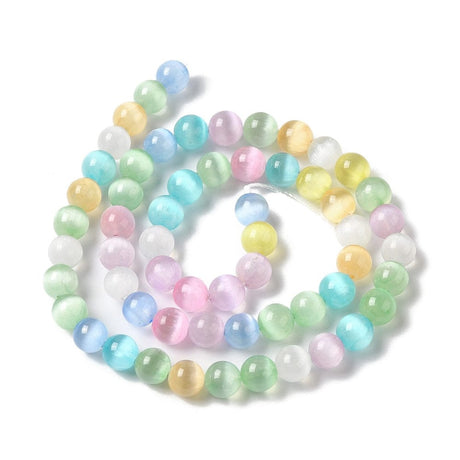 Selenit Perler – Farve Mix, Runde (6,5mm) - Uniq Perler - 112471