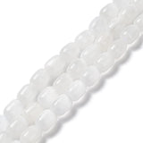 Selenit – Tøndeformet (8x12mm) - Uniq Perler - 112476