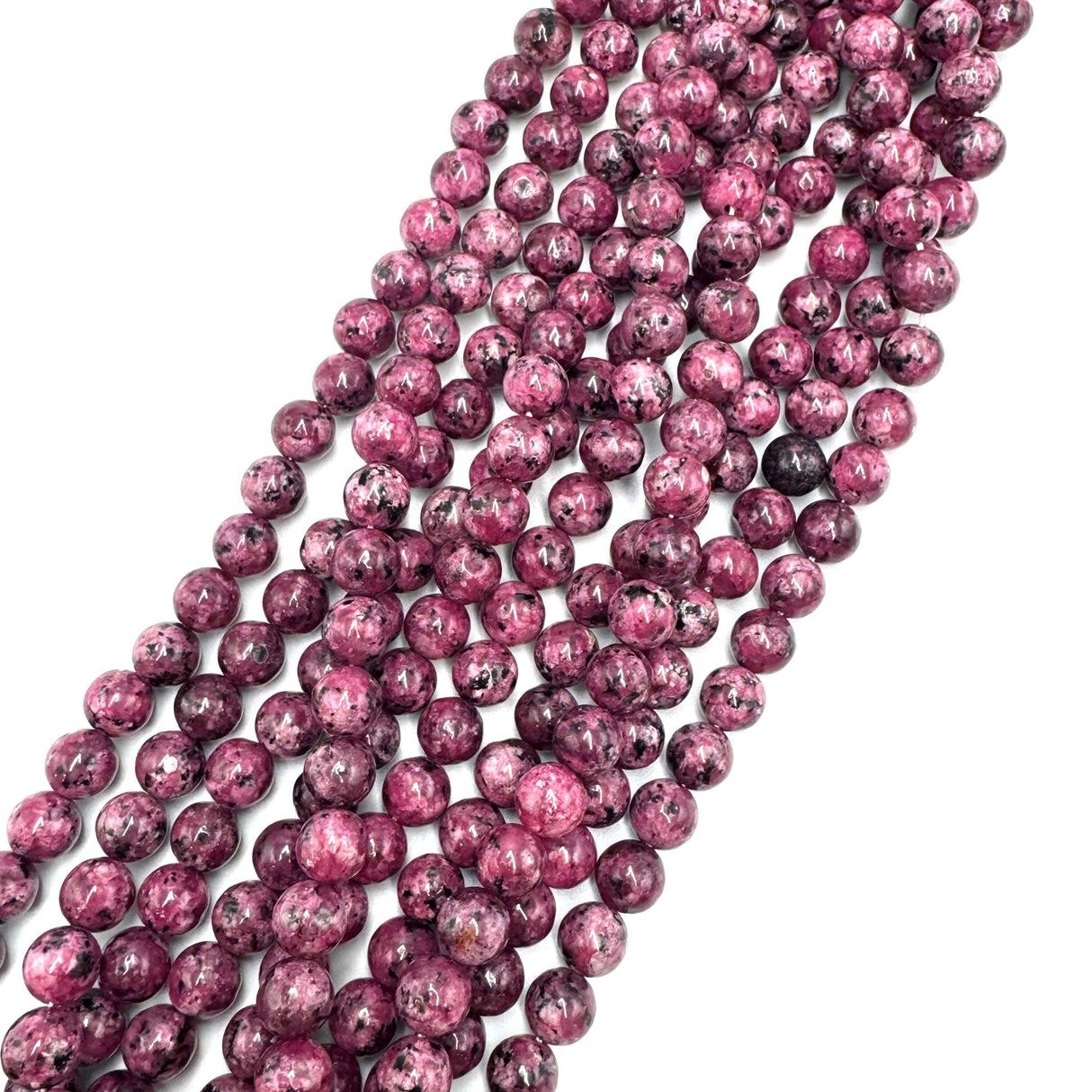 Sesame Jasper Perler – Runde (10–11mm) - Uniq Perler - 43299284